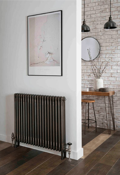 Ancona Stock Bare Metal Lacquer Column Radiator